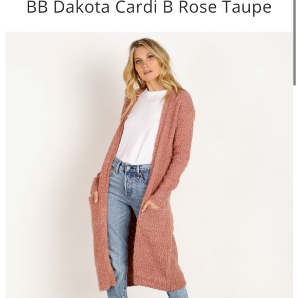 BB Dakota Cardi B Rose Taupe - Picture 1 of 5